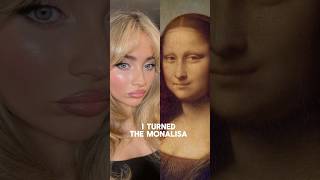 Sabrina Carpenter As Monalisa art makeup beauty fyp [upl. by Sekyere]