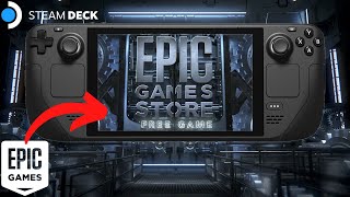 How to install Epic Games Store on Steam Deck  Heroic Games Launcher steamdeck epicgamesstore [upl. by Ennairb833]