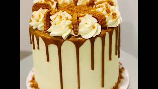 Biscoff Cookie Butter Drip Cake [upl. by Burk]