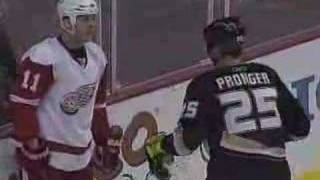 Cleary vs Pronger Jan 23 2008 [upl. by Ainat]