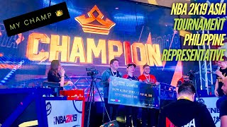 NBA 2K19 ASIA TOURNAMENT PHILIPPINE FINALS 🏀  NANALO SIYA 🏆💖 [upl. by Mordecai]