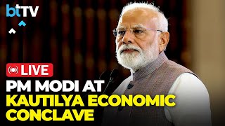 PM Modi Addresses Kautilya Economic Conclave Focused On Green Transition And Resilience [upl. by Yblok]