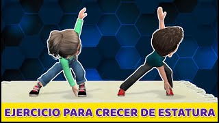 EJERCICIO DE ESTIRAMIENTO PARA CRECER MÁS ALTO EJERCICIO PARA NIÑOS [upl. by Eanert]