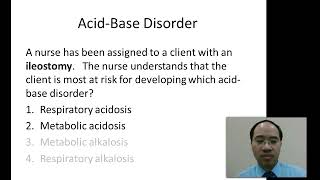 Nclex RN question Acid Base Disorder [upl. by Aikim]