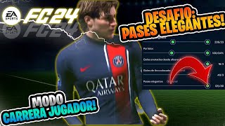 COMO HACER PASES ELEGANTESCON ESTILO EN FC 24 MODO CARRERA JUGADOR [upl. by Acisej]