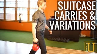 How To Do Suitcase Carries amp Variations  Kinetic U Exercise Series [upl. by Almita554]