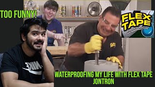 Waterproofing My Life With FLEX TAPE  JonTron Reaction [upl. by Stinson4]