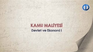 KAMU MALİYESİ  Ünite 1 Konu Anlatımı 1 [upl. by Tasia429]