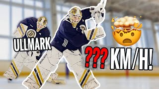 How hard can an NHL goalie shoot quotHoly shtquot eng sub [upl. by Euqinim]