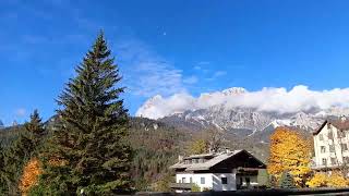 TofanaLagazuoi sunny Cortina V Veneto Italy 221024 sunny autumn foliage dolomites [upl. by Nnasor]