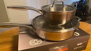 Calphalon saute pan cookware unboxing [upl. by Ivon]