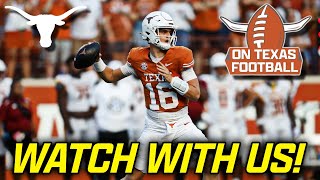 Watch With Us  1 Texas Longhorns vs Mississippi State Bulldogs  Arch Manning  SEC Football [upl. by Nnyletak]