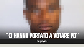 Primarie Pd migranti prelevati dal centro accoglienza per votare Renzi [upl. by Eeuqram]