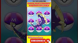 Choose Your Strongest Pokemon For Lunala  Hindi  pokemon shorts [upl. by Aehtla]