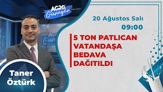 CANLI AGRO TV İle GÜNAYDIN  5 TON PATLICAN VATANDAŞA BEDAVA DAĞITILDI [upl. by Ymeon]