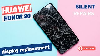 Honor 90  Screen repair  Display replacement  Repair video [upl. by Sabelle685]