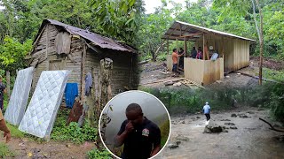 Bajo Lluvia terminamos la casita de Silverio La vida del campo [upl. by Enyaw]