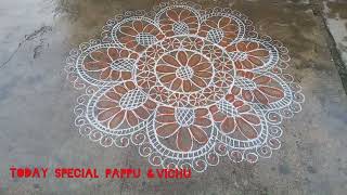 latest rangoli design vijayadhasami special rangoli share ampsubscribe 😀 [upl. by Hakon]