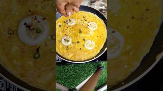 Khira chilli flakes omelette new style cooking shorts recipe omelette khirai Raju chef [upl. by Torr]