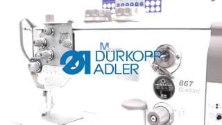 SERVICE VIDEO  Dürkopp Adler cl 867  Basic settings KFA quotVERSION 2quot [upl. by Omura857]