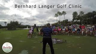 Bernhard Langer  Golf Clinic  Short Clip 1 [upl. by Hesther]