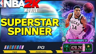 Insane NBA 2K Mobile Rose Quartz Superstar Spinner Pack Opening [upl. by Gabbert]