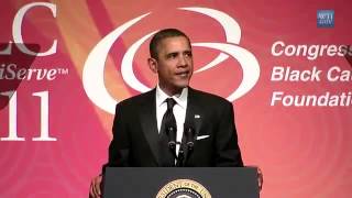 Obamas quotgdroppingquot CBC speech Sep 2011 [upl. by Nisbet]