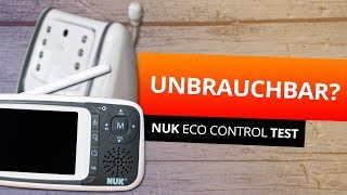 🏆 NUK Babyphone Eco Control plus Video ▷ TEST [upl. by Ahaelam679]