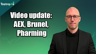 Video update AEX index Brunel en Pharming [upl. by Aifos]