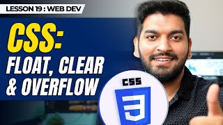 Mastering CSS Float Clear and Overflow in 20 Minutes  Episode  19 [upl. by Ahsikyw]