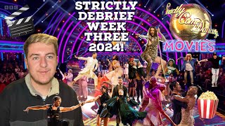 Strictly Come Dancing Week 3  Movie Week Debrief 2024 [upl. by Shandeigh167]