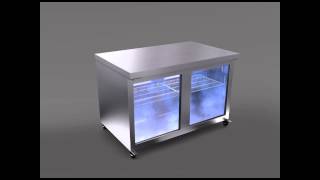 Hoshizaki Undercounter and Worktop Refrigeration Airflow [upl. by Yssirk]