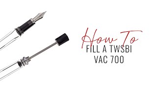 How To Fill a TWSBI Vac 700 [upl. by Giana256]