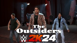 The Outsiders Movie entrance WWE 2k24 [upl. by Aguayo820]