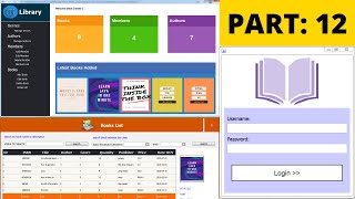 Java Library Management System Project In Netbeans With MySQL  Part 12 [upl. by Eedia]