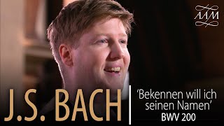 Bach  Bekennen will ich seinen Namen  James Hall amp Academy of Ancient Music [upl. by Tiossem]