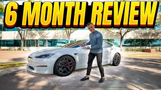 Tesla Model S Plaid My HONEST 6 Month Review [upl. by Nnylorac]