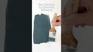 PAINT COLOR LOVE PART 10 Sherwin Williams Sea Serpent A moody blue paint color for your space [upl. by Ettennej]