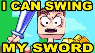 I CAN SWING MY SWORD  Minecraft Song [upl. by Twedy192]