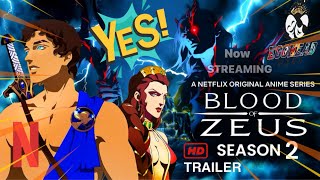 Blood of Zeus Season 2 Release Date Trailer Cast amp Plot [upl. by Waldo]