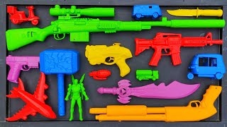 Membersihkan Nerf Ak47 Assault Rifle Shotgun Sniper Rifle Glock Pistol M16 Nerf gun Eps 114 [upl. by Arrotal433]