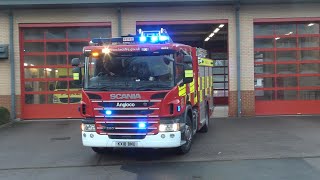 Bedfordshire Fire amp Rescue Service  Dunstable RP Turnout [upl. by Aisyram]