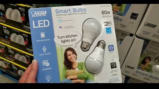 Costco FEIT Electric Smart WiFi LED Light Bulbs  2 PK 29 [upl. by Zzaj456]