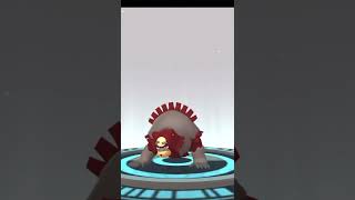 ポケモンgo pokemon ヒメグマ→リングマ→ガチグマ 進化 色違い 満月 shorts [upl. by Artcele]