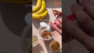 DIY  Healthy Oats Banana Smoothie for Weight loss Simple and quick smoothie shorts healthyfood [upl. by Eniak692]