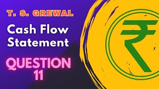 Cash flow statement Q 11 2425  ts grewal DK Goel Class 11th cbse CFS [upl. by Trocki573]