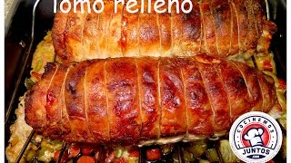 Lomo de cerdo relleno Una receta para navidad [upl. by Lyndsay]