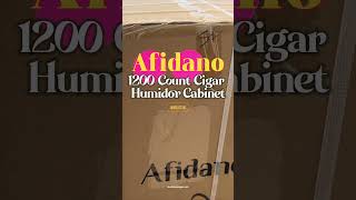 Afidano 1200 Cigar Humidor Unboxing cigarsociety review cigarexperience humidor cigarhumidor [upl. by Marianne]