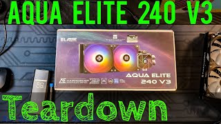 Blind and messy Thermalright Aqua Elite 240 V3 Teardown by request [upl. by Cryan]