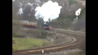 The Flying Dutchman with 7802 Bradley Manor  22nd January 2000 [upl. by Lenod]